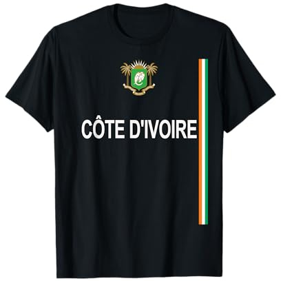 T-shirt Costa d'Avorio - Maglietta sportiva Costa d'Avorio Maglietta
