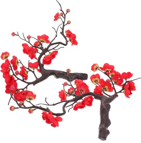 Sosoport 2pièces Branche De Prunier Artificielle Lot pour Décoration De Vase Et Création De Centre De Table