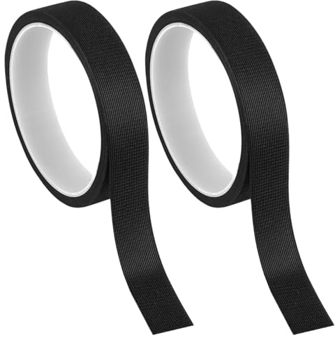Richunie 2pcs 20mm*5m*0.25mm Nastro sigillante termoadesivo impermeabile，da per riparazione in neoprene muta da pesca tute da pesca standard industriale Yamomoto Materiale nero