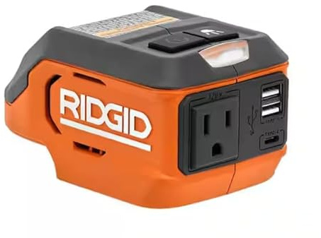 RIDGID 18V 18 Volt Cordless 175-Watt Power Inverter (Tool Only)