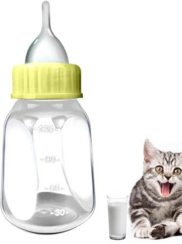 Biberón para gatitos | de leche para cachorros de 120 ml con chupete de
