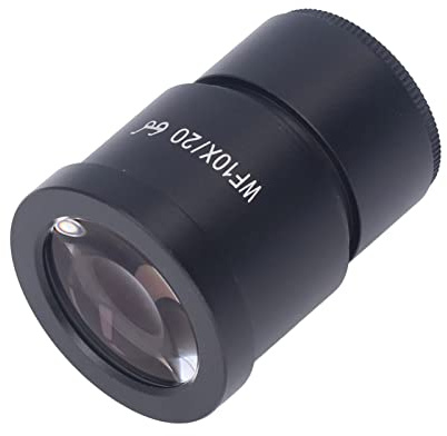 Marhynchus Mikroskopokular Vidvinkelokular WF10X 20 Optiskt Glas Aluminiumlegering 30 Mm Gränssnitt Klar Bildbehandling Brett Fält Hög ögonpunkt för Stereomikroskopanvändare