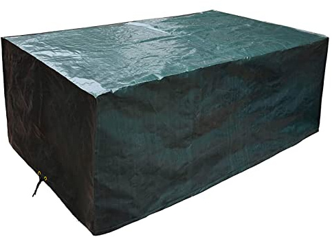 PATIO PLUS Cubiertas de muebles de jardín, 200x160x70cm cubierta de muebles de patio impermeable, cubiertas de mesa de patio, anti-UV, verde