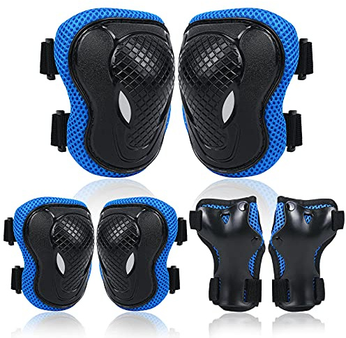 flintronic Protection Roller Skateboard Cyclisme Vélo Enfant Sets de Protection Coudières Genouillère Protège-Poignets,Scooter Confortable Et Facile à Installer, Vélo, Protection De Patinage en Ligne…