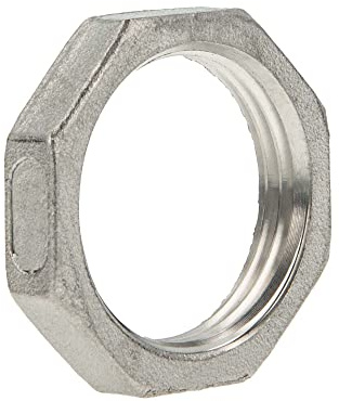 tecuro Motmutter kantig rostfritt stål V4A (AISI 316), IG 3 tum