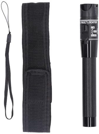 Visual Fault Locator, 60MW 60KM VFL Optical Fiber Cable Tester Meter With 2.5mm Universal Connector, Kit for FC SC ST Network Cable Test