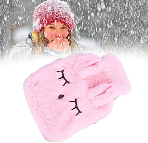 Borsa ’acqua calda/fredda in gomma naturale con coperchio rimovibile e rivestimento a tema animali di peluche, 2L, e morbida per uso domestico