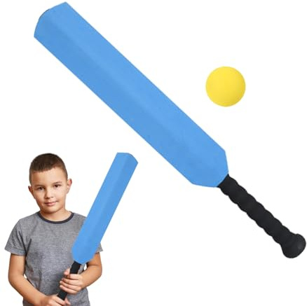 Bate de pelota para niños – Juego de raqueta de entrenamiento, raqueta para niños con softball | Juego de movimiento para jardín con actividad de padres e hijos al aire libre, juego deportivo