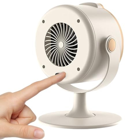 Amesor Calentador De Escritorio,Calentador Personal Para Oficina,Dispositivo Portátil De Calefacción Rápida Con Protección Contra Sobrecarga | Uso Interior Hogar Apartamento Sala Dormitorio