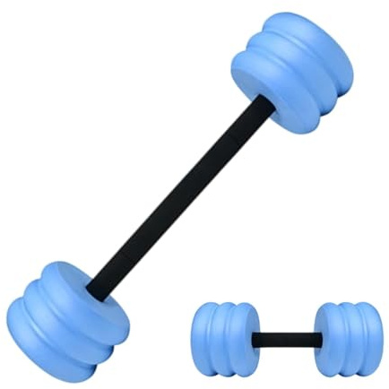 Mancuernas de Agua - Pesas Piscina EVA Alta Densidad | Equipo Desmontable de Gran Flotabilidad para Aeróbicos Acuáticos - Fitness Aqua Yoga Rehabilitación Niños Adultos