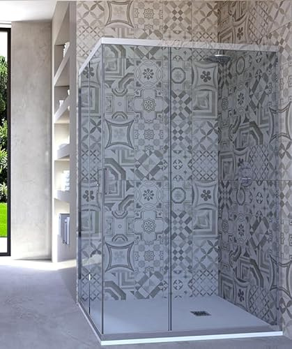 Hydra Box Doccia angolare Porta Scorrevole 70x85 cm Trasparente