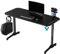 ULTRADESK FRAG V3 Computertisch Gaming-Schreibtisch - Gaming Tisch Stahlkonstruktion - Platz für Zwei Monitore - Futuristische Formen - Beinfreiheit und Mehr - Inklusive Zubehör - 140x60cm - Schwarz