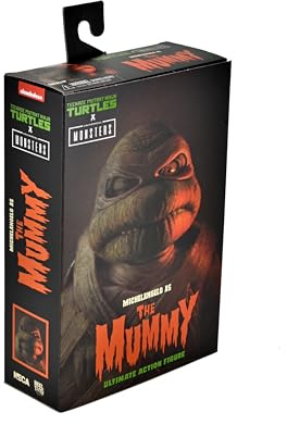 NECA Universal Monsters vs TMNT Michel-Ange comme La Momie Action Chiffre, 7-Pouce Hauteur