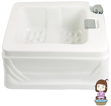 AMEERR Pediluvio SPA Cuenco De SPA para Baño De Pies Grandes Masajeador De Pies con Agua Función Calefacción De Agua para Pedicura Desintoxicación Y Masaje con Puntos De Acupresión (Size : Bath)