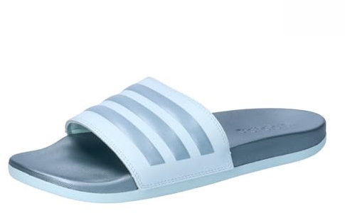 adidas Adilette Comfort Slides Damen Rutsche, Halo Mint Magic Grey Met Halo Mint, 43 EU