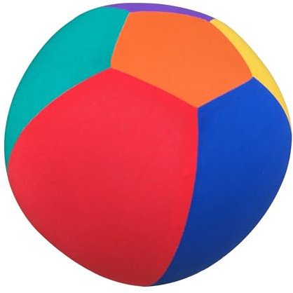 Jamso Design BallonBall Stoffhülle mit Luftballon Stoffball D 27 cm Perfekter Reiseball Ballsport Strandball