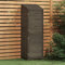 Homgoday Cobertizo de jardín Madera Maciza Abeto Antracita 55x52x174,5cm Cobertizo de Jardín Cobertizo Metálico Almacenaje Caseta de Jardín Exterior para Almacenamiento de Herramientas