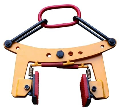 Pinzas de elevación de piedra de 280 kg, pinzas de mármol, pinzas de elevación de granito, accesorio de anillo de elevación en forma de X, herramienta de elevación de losas de piedra, apertura ajust