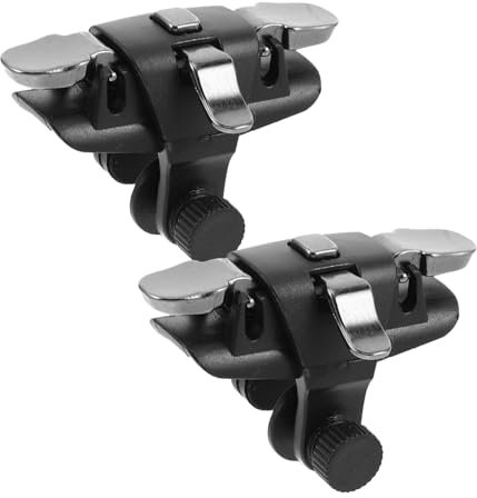 RORPOIR 2pezzi Grilletto Per Giochi Per Cellulare Controller Di Gioco Mobile Con Design Ergonomico Compatibilità in Abs e Lega Per Migliorare Esperienza Di Gioco