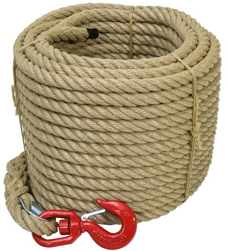 Corda a puleggia con gancio Ø20mm x 30 m WERKA PRO