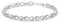 TJC Silver Infinity Bracelet for Women Forever Knot Link Chain Bracelet with Gift Box in Rose & Yellow Gold Plated 925 Sterling Silver Promise Anniversary Wedding Gift for Her Wife Girlfriend Mum