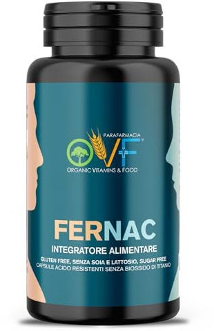 OVF FERNAC - Integratore difese immunitarie con Lattoferrina e Nac 60 capsule - Immuno-Stimolante con Supporto Antiossidante e Antibatterico - Made in Italy
