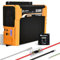 ECO-WORTHY Reiner Sinus-Wechselrichter, 2000 W, 12 V DC auf 230 V Wechselstrom, Solar-Wechselrichter mit USB-Anschlüssen, AC-Steckdosen, Hardwire-Klemmen, Fernbedienung für Zuhause, Wohnmobil,