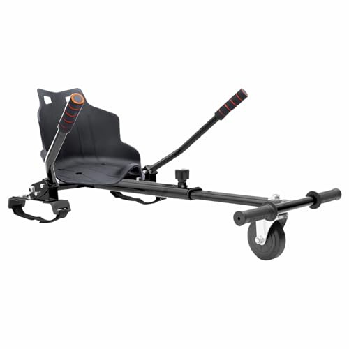Hover-Pro HOVERKART - Go Kart Adjustable Hoverkart Seat For Self Balancing Hoverboard - Fits All Hover Board Sizes - 6.5, 8 and 10 (Black)