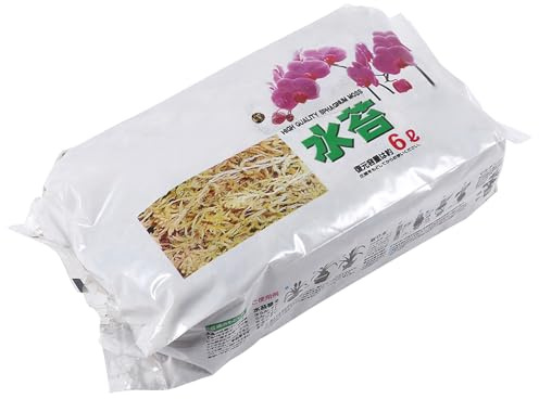 Semme Orchid Sphagnum Moss Premium 6L Ekologisk Sphagnum Torvmossa för Växter Naturlig Fuktgivande Näring med Rika Näringsämnen Långvarig Ventilation Vattenretention