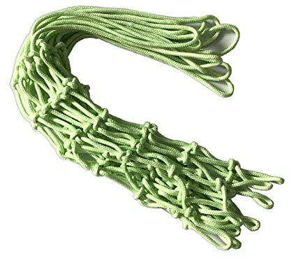 RASTKY Rete da Basket Durevole e Autoluminosa per Allenamenti Notturni, Rete da Tiro in Nylon da 50 Cm, Ideale per il Campo da Basket Domestico e per L'uso in comunità