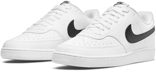 Nike Court Vision Low Next Nature Sneaker Schuhe (White/Black, EU Schuhgrößensystem, Erwachsene, Numerisch, M, 39)