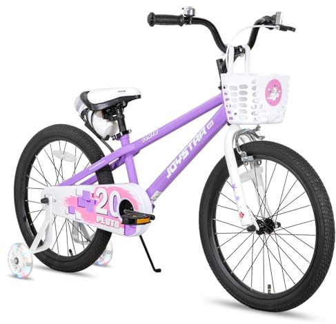 JOYSTAR Pluto 18 Kids Bike for Boys Girls Age 5-8 Years Purple