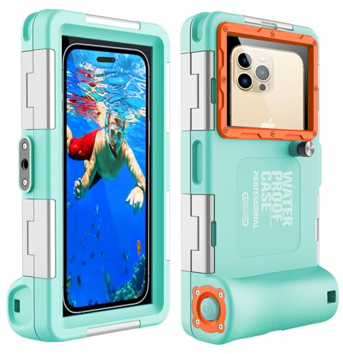 Funda Impermeable Móvil IPX8 15M Bolsa para Móvil Estanca a Prueba de Agua Compatible para iPhone 17 Pro 17 Air 17 Pro MAX 16 15 14 13 Pro MAX 16 15 14 Pro Samsung S25 S24 S23 Ultra