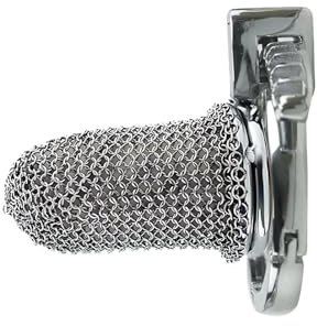 SeLgurFos Peniskäfig mit mehrfach Verstellbaren Größen Ringen, Keuschheitskäfig Herren mit Mesh-Belüftungslöchern SM Sklaven Sexspielzeug, Inklusive Unsichtbarem Schloss und Schlüssel (Short-31)