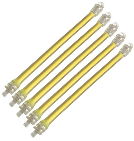 Tdoutop 5 Pezzi di Smorzatori di Vibrazioni per Racchette da Tennis, Ammortizzatori in Silicone, Accessori Che Riducono Le Vibrazioni delle Corde, Comodi da U, Giallo