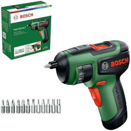 Bosch PSR SELECT sladdlös skruvdragare (bits, Compact Power BA 4V 2,0 Ah-batteri, kartong)