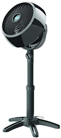 Vornado 7803 Large Pedestal Whole Room Air Circulator Fan with Adjustable Height, 3 Speed Settings, Removable Grill for Cleaning, Black