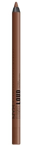NYX Professional Makeup Lipliner, Mattes Finish, Kuss- und farbecht sowie wischfest, Langanhaltend, Line Loud, 07 Total Baller