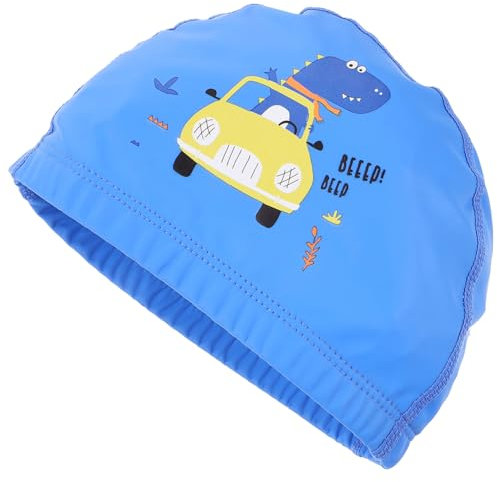 TOYANDONA Bonnet De Bain Imperméable pour Garçon Fille Protection Auditive Couvre-tête De Natation Accessoire De Bain sans Serrage