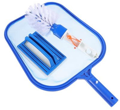 Toyvian Pool-reinigungsset Mit Schwimmbadbürste Und Fischtankschaufelnetz Netz Für Teichreinigungszubehör Und Insektenentfernung Für Schwimmbecken Und Springbrunnen