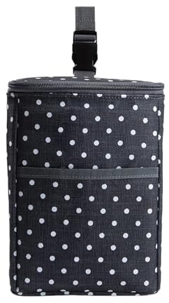 Sac Isotherme pour Bouteille – Sac fourre-Tout Isotherme avec Poches de Glace et Fermeture éclair | Organisateur de Rangement Compact pour Bouteilles avec poignées à Boucle pour la garderie, Les