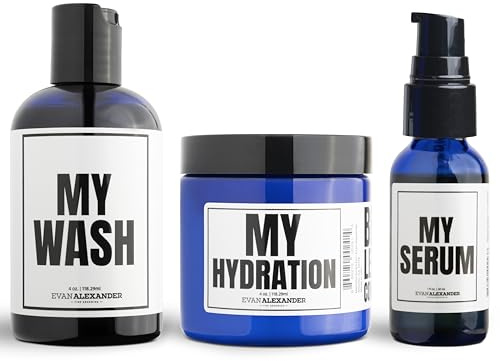 Evan Alexander Grooming Beginner’s Beard Kit - Hydrates and Moisturizes - Simple and Easy Beard Grooming Set - Personal Hygiene Products for Men - Great Fragrance