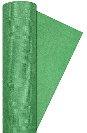 Tovaglia carta rotolo damascata (120cm x 7m), verde