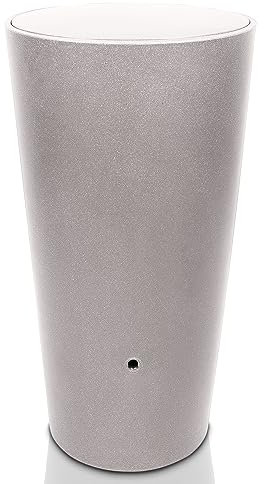 YourCasa Depósito de lluvia de 210 litros [Aquaform] con rosca de metal y tapa, barril de lluvia de plástico, a prueba de heladas, depósito de agua de lluvia, depósito de agua de lluvia para jardín,