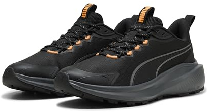 Puma Chaussures de Course Unisexes Skyrocket Lite TrailRoad, Noir Heat Fire, 48.5 EU