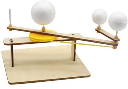 Toyvian Modèle Pédagogique D'astronomie en Bois pour Démonstration Scientifique Système Soleil-Terre-Lune, pour l'enseignement Classe de Géographie
