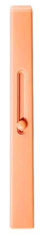 Ciieeo Pincel para Labios Retráctil Portátil Naranja Cálido, Aplicador de Lápiz Labial Compacto y Ligero, Herramienta de Maquillaje Profesional para Uso Diario y Viaje