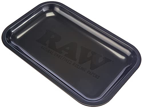 RAW 19399 Rolling Tray - Dreh Tablett, 18/10 Stahl, Black Set