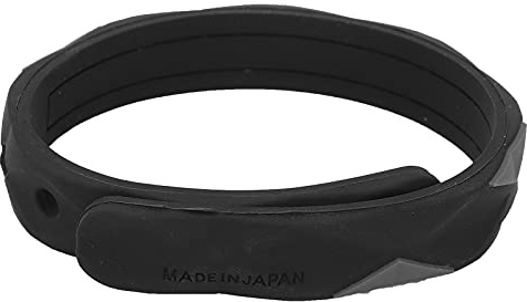 Anti Static Silicone Wristband, Adjustable Anti-Static Wristband Personalized Silicone Rubber Bracelet, Improve Sleep Winter Electrostatic Removal Bracelet for Men and Woman(black)