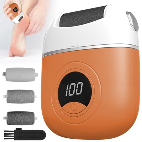 LETTERASHQP Elektrischer Hornhautentferner - Fußschaber, Fußschleifer Und Fußfeilenschleifer Für Sohlen, Zehen Und Fersen